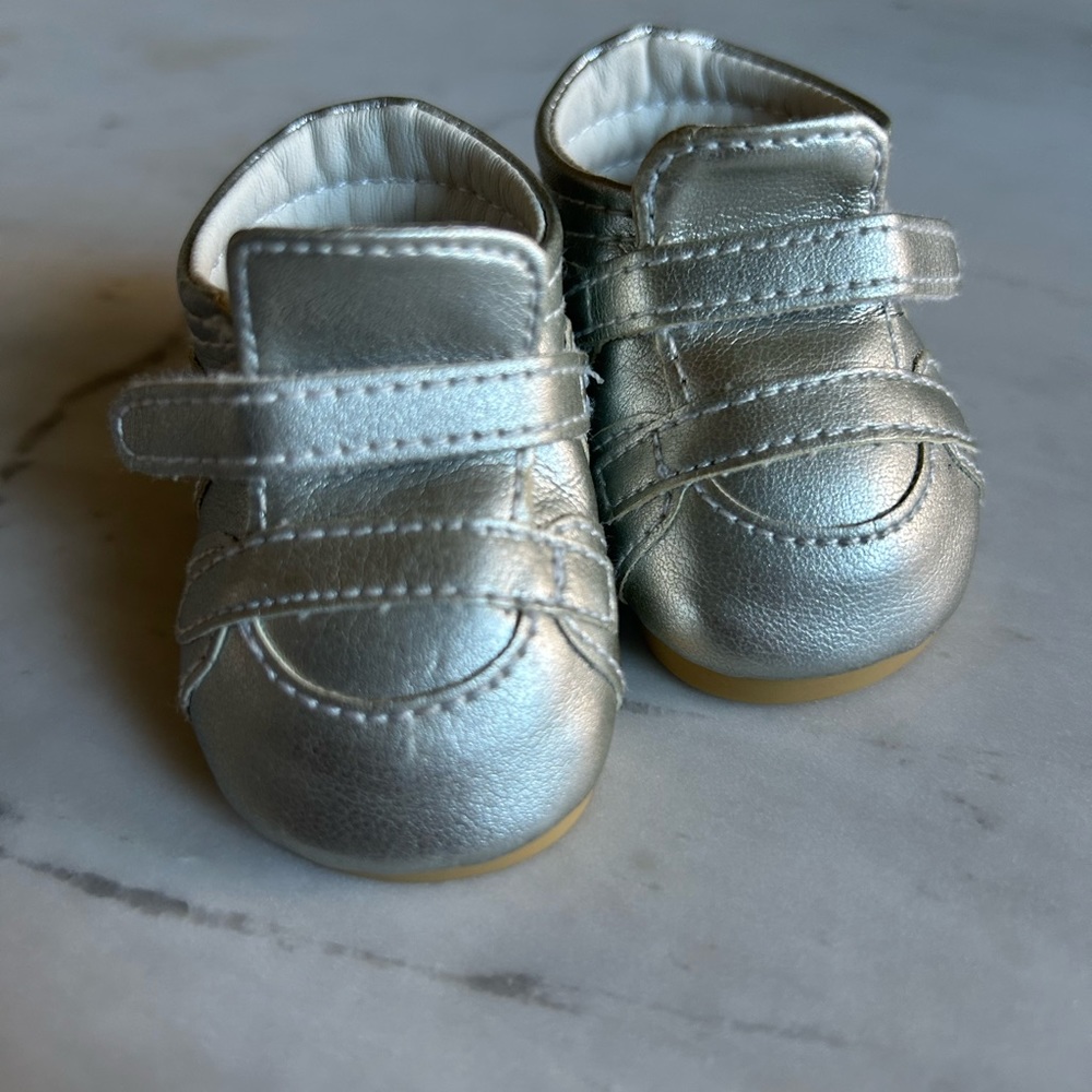 American Girl Doll silver shoes